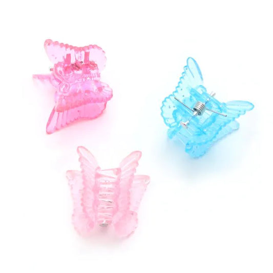 Set Of 6 Butterfly Mini Clamps