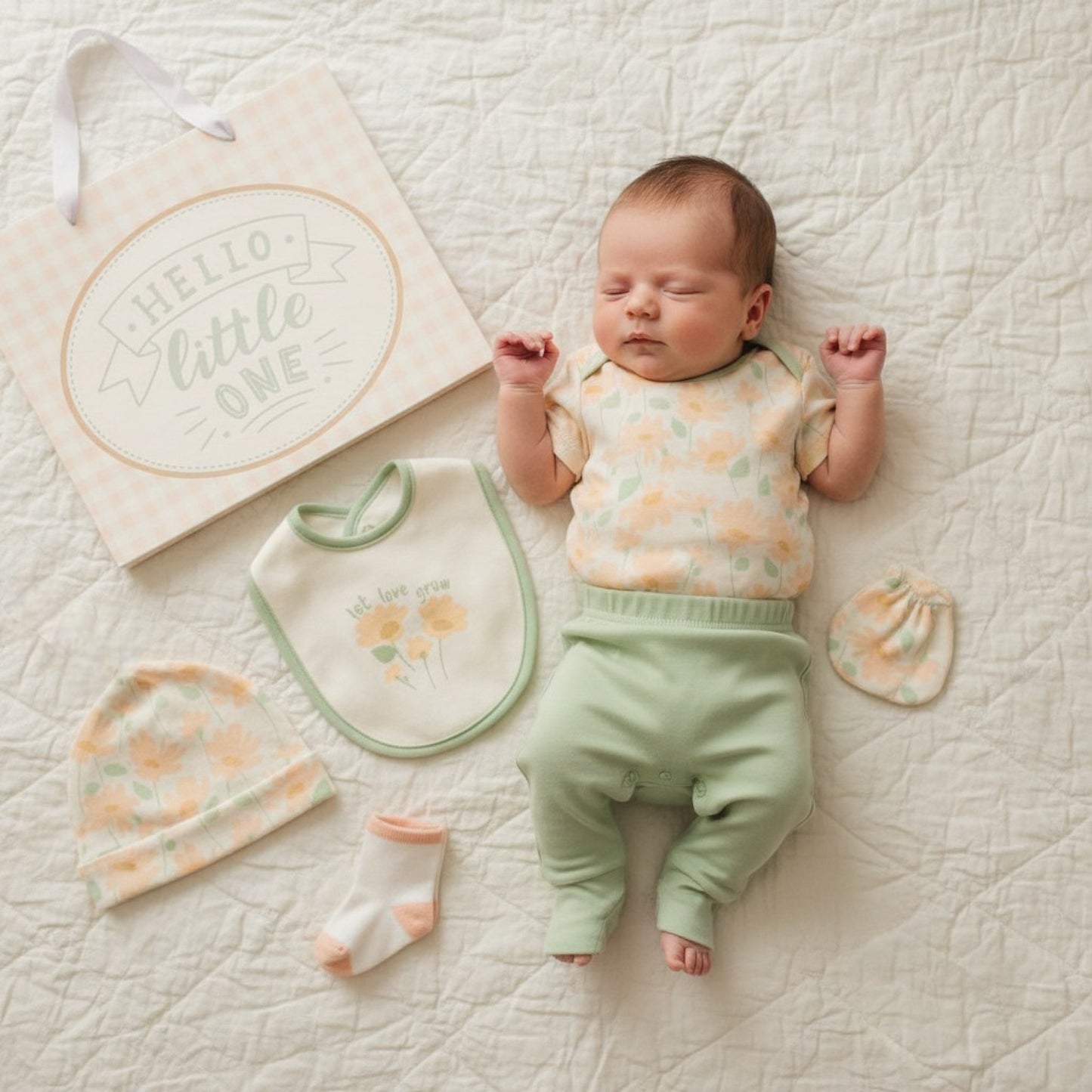 Baby Girls 7 Piece Gift Set