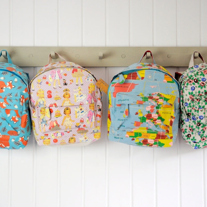Mini World Map Backpack