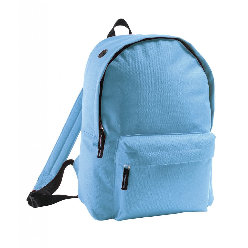 Plain Baby Blue Backpack