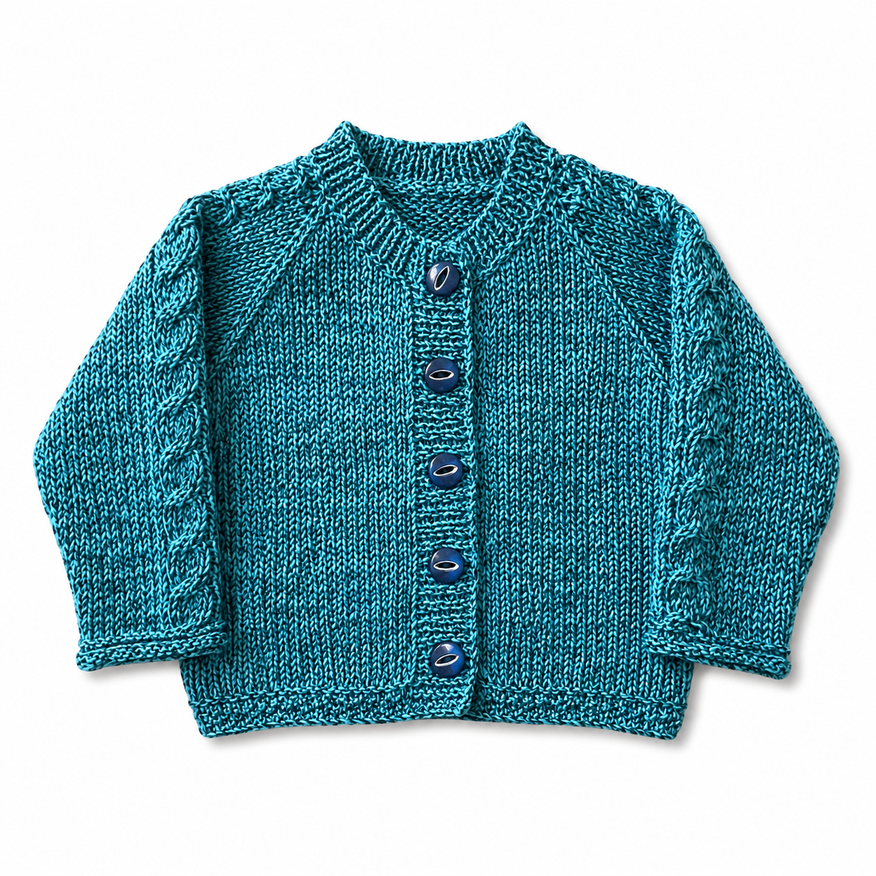 Hand Knitted Fine Cardigan