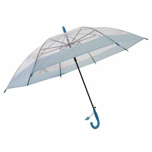Clear Dome Umbrella with Colour Strip | Oscar & Me | Baby & Children’s Clothing & Accessories