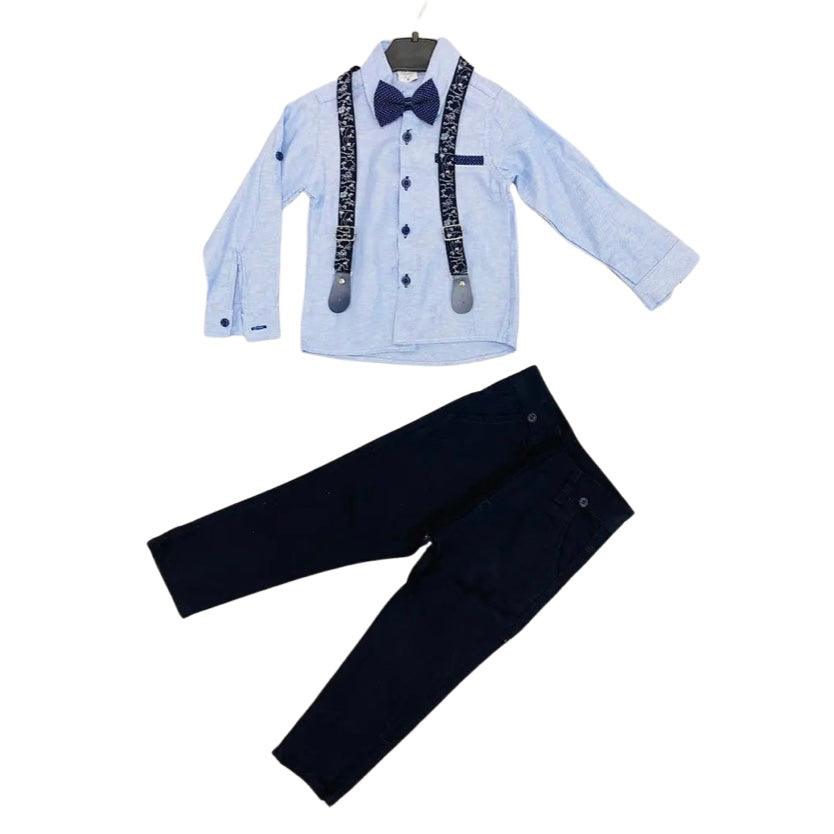 Boys Shirt & Chinos Outfit with Braces & Bow Tie | Oscar & Me | Baby & Children’s Clothing & Accessories