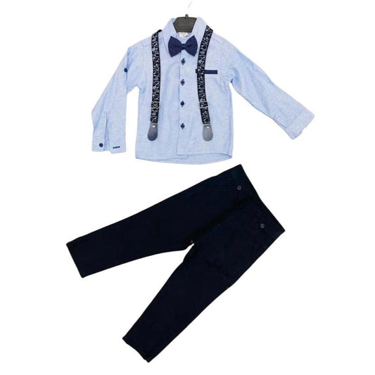 Boys Shirt & Chinos Outfit with Braces & Bow Tie | Oscar & Me | Baby & Children’s Clothing & Accessories