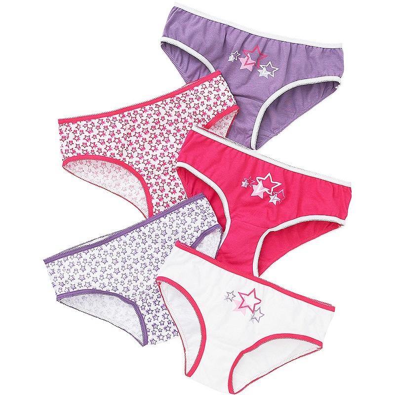 5 Pack Pattern Girls Briefs | Oscar & Me | Baby & Children’s Clothing & Accessories