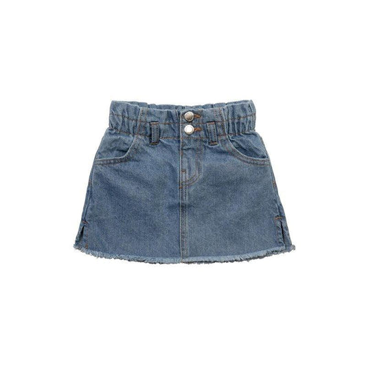 Girls Denim Paperbag Waist Skirt | Oscar & Me | Baby & Children’s Clothing & Accessories