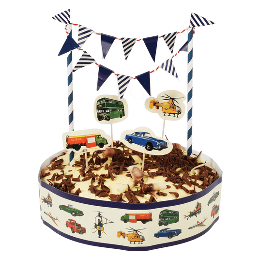 Vintage Transport Cake Decorations | Oscar & Me | Baby & Children’s Clothing & Accessories
