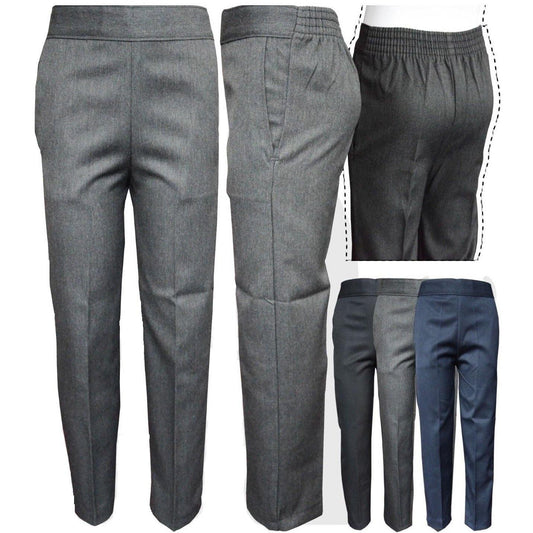 School Slim Fit Pull Up Teflon Trousers | Oscar & Me | Baby & Children’s Clothing & Accessories
