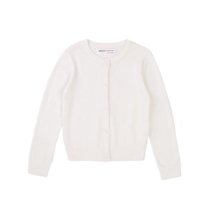 Girls cream shop sweater