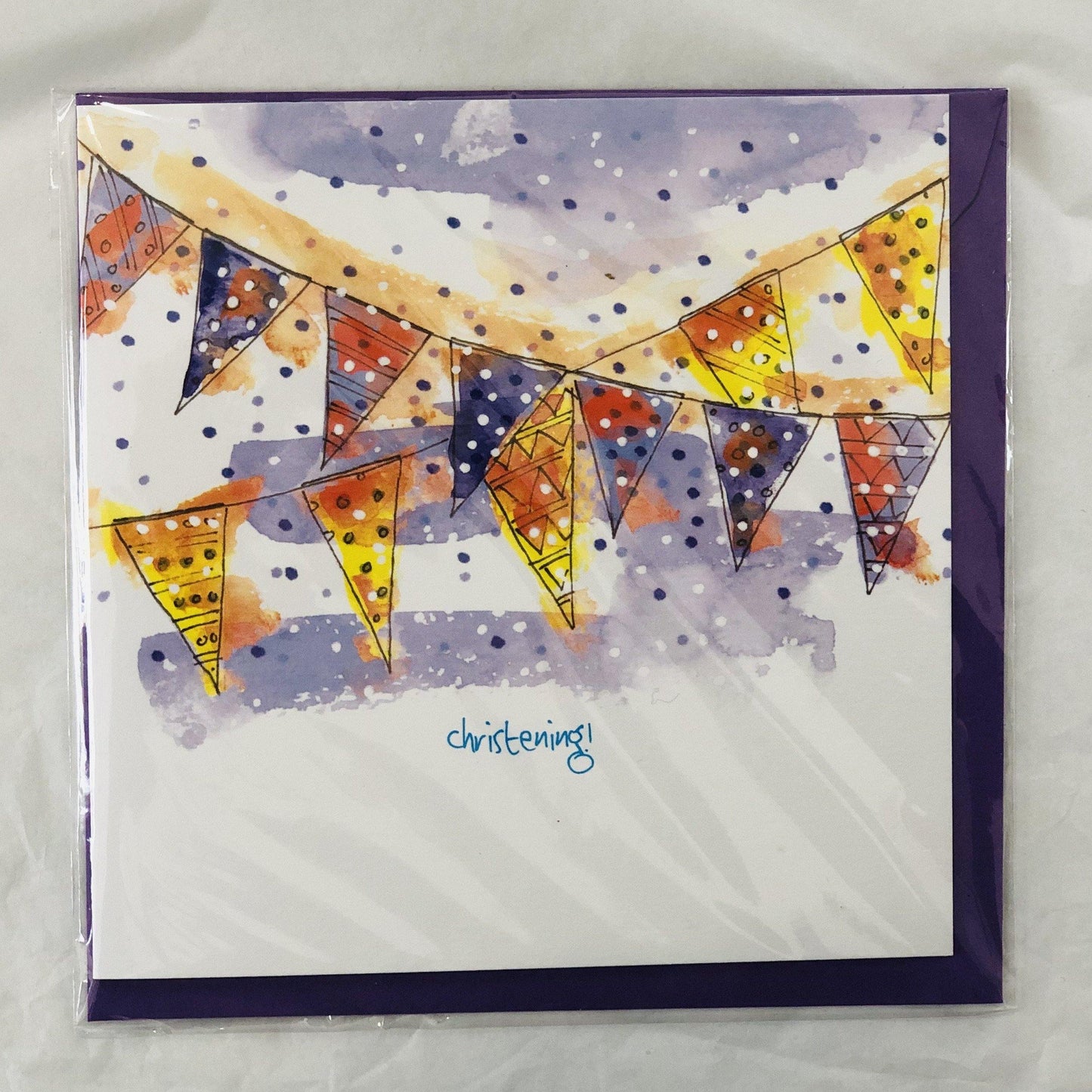 Christening Card - Blue | Oscar & Me | Baby & Children’s Clothing & Accessories