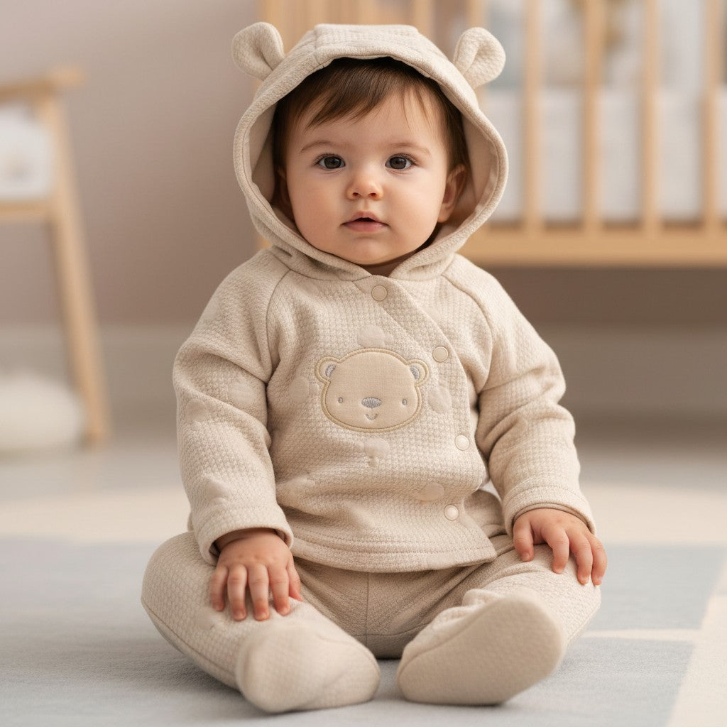 Baby Teddy Quilted Outfit