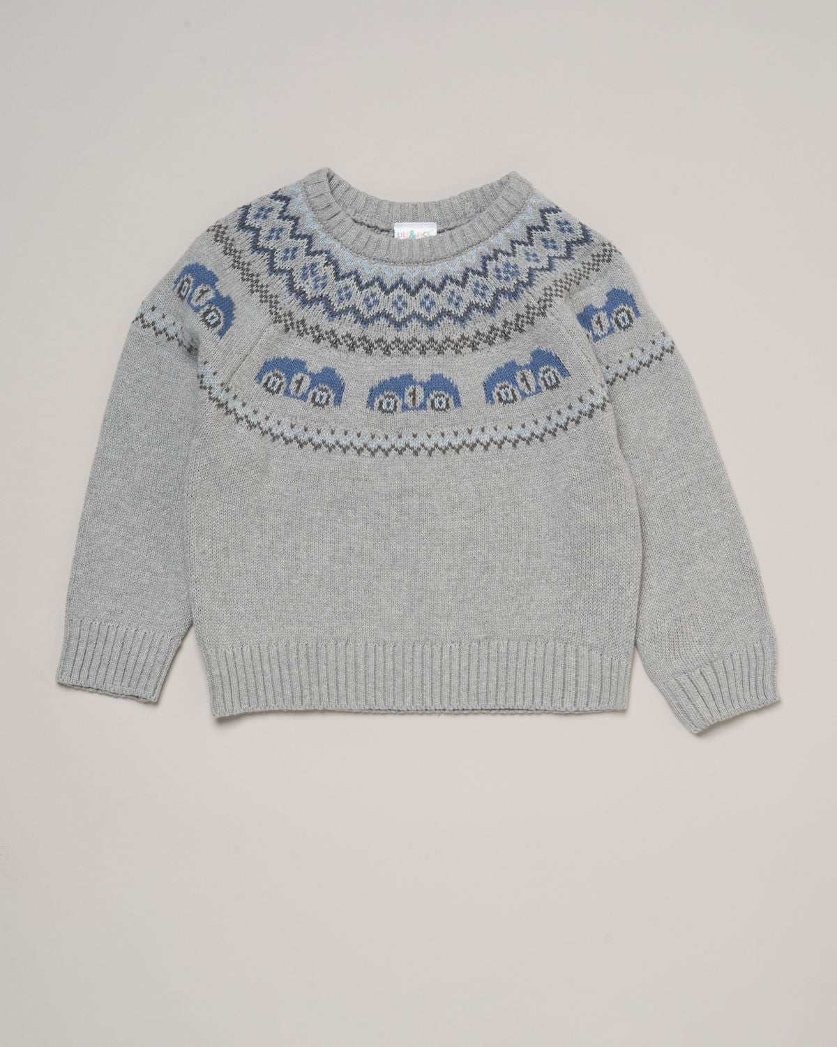 Boys Car Jumper & Jeans Outfit