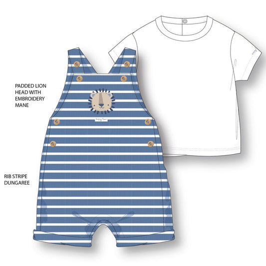 Baby Boys Lion Dungaree Outfit