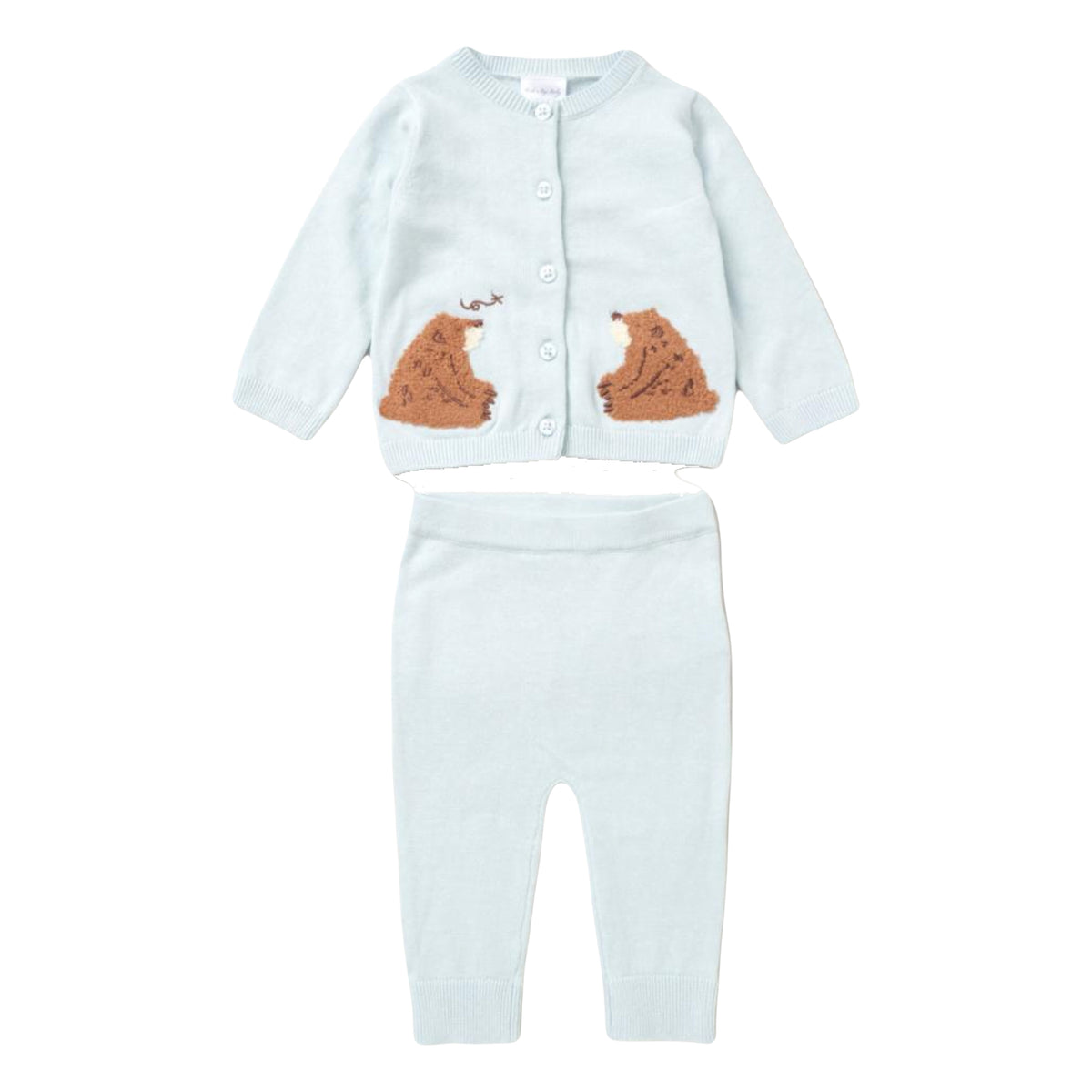 Baby Boys Knitted Bear Outfit