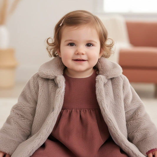 Baby Girls Faux Fur Coat
