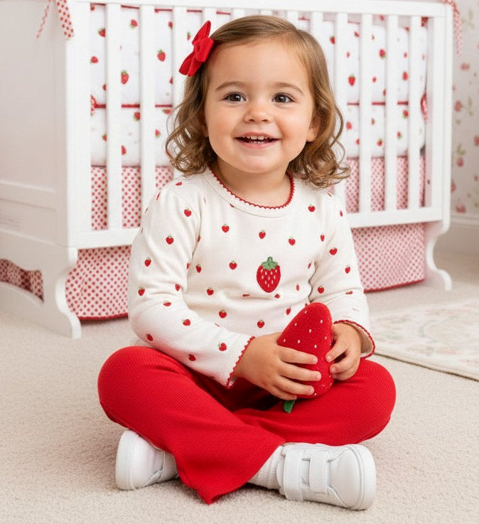 Baby Girls Strawberry Outfit
