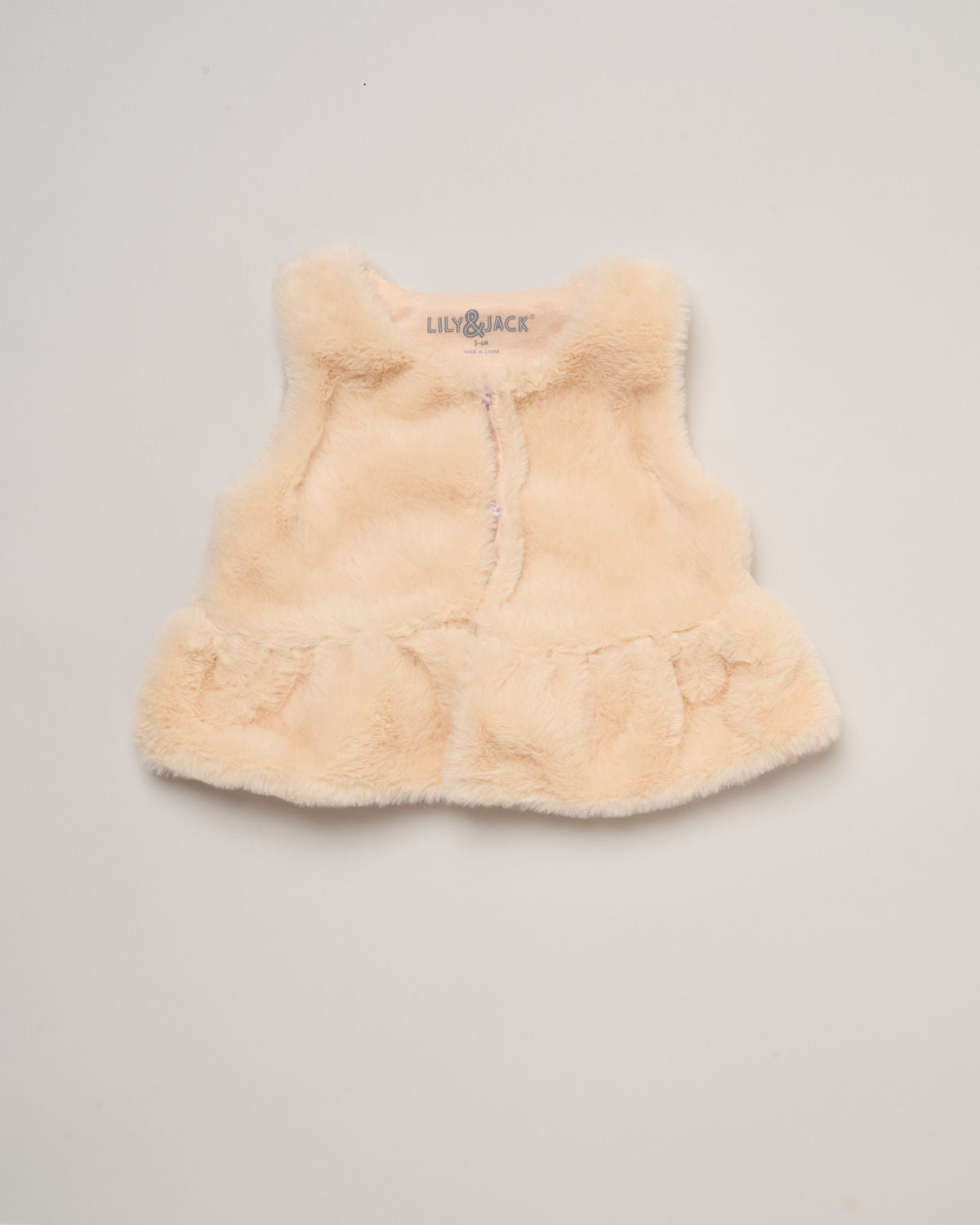 Baby Girls Faux Fur Gilet Outfit