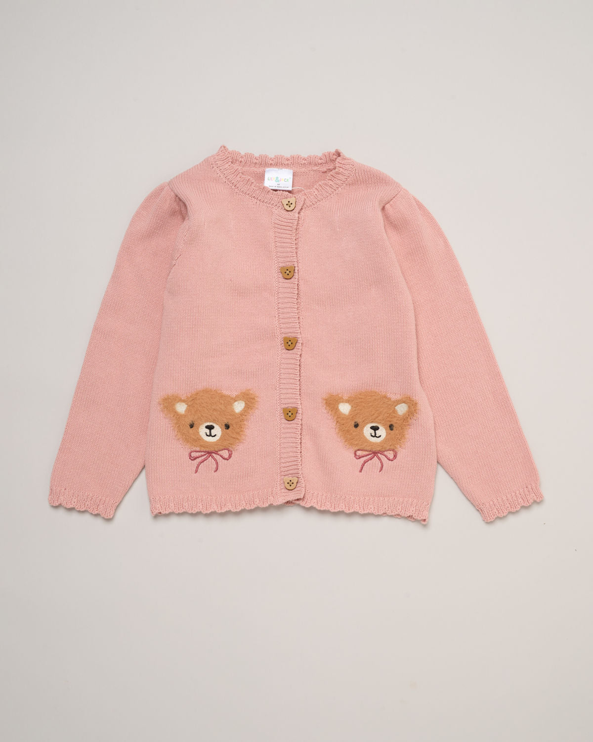 Girls Teddy Knitted Outfit