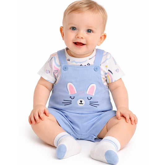 Baby Girls Dungaree Outfit