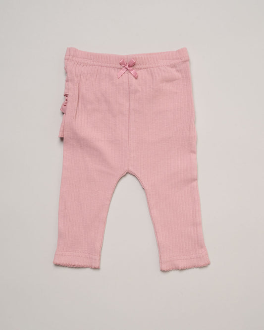 Baby Girls Floral Frill Bottom Outfit