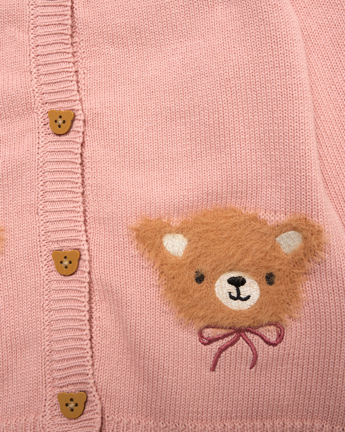 Girls Teddy Knitted Outfit