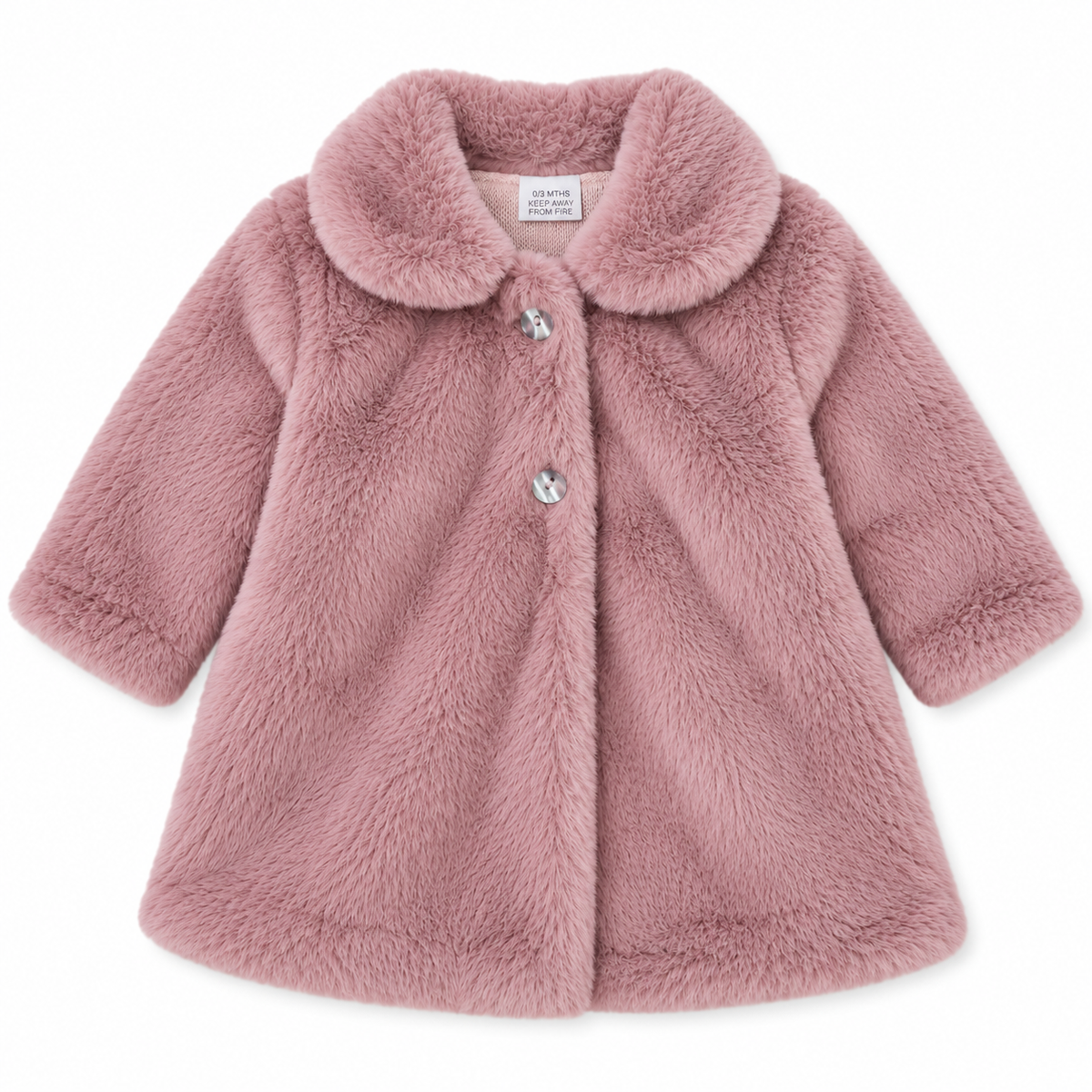 Baby Girls Faux Fur Coat