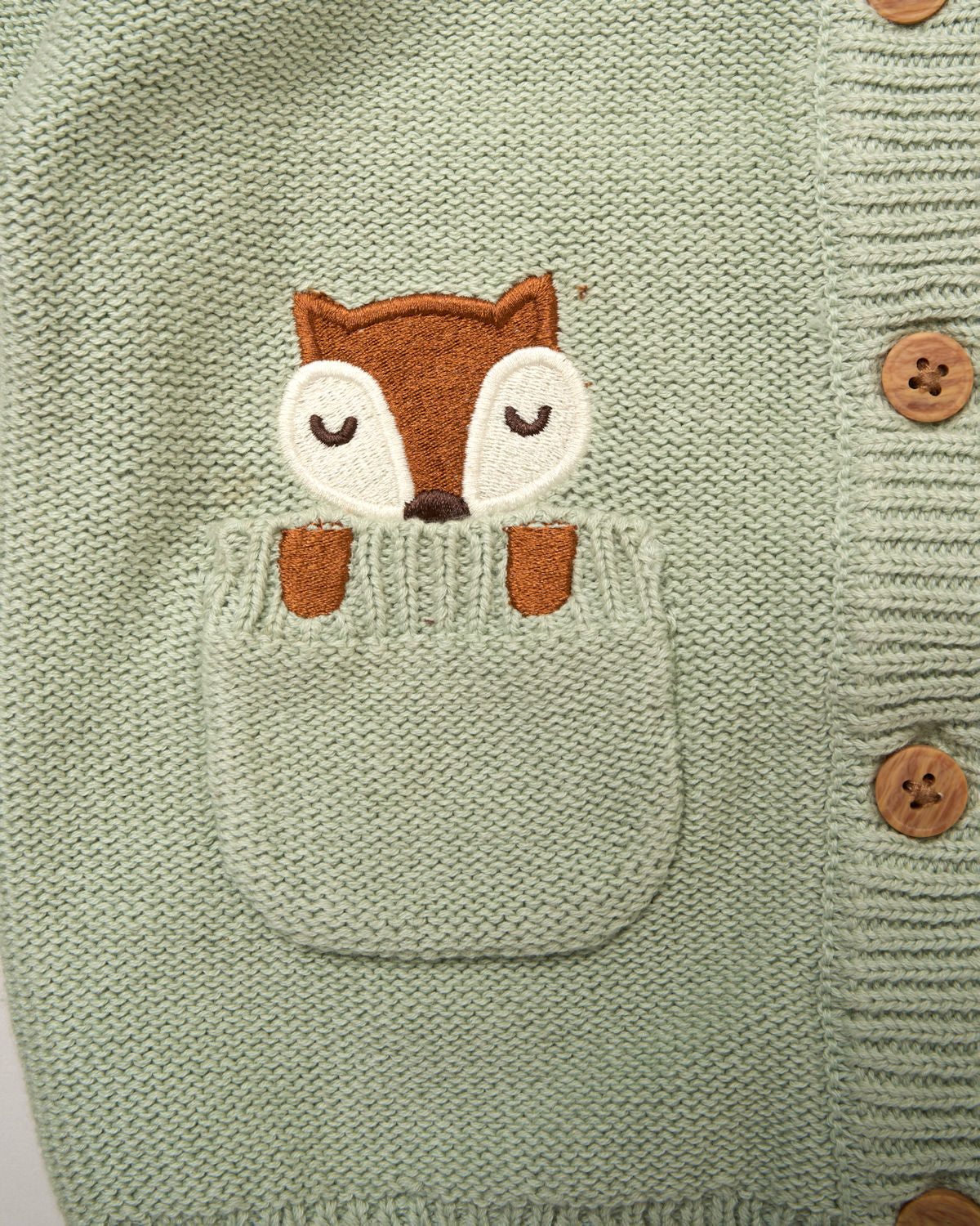 Baby Fox Knitted Outfit