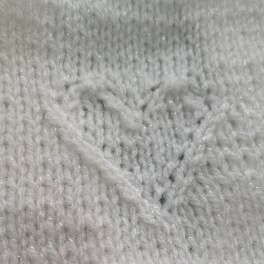 Hand Knitted Sparkly Bolero Cardigan