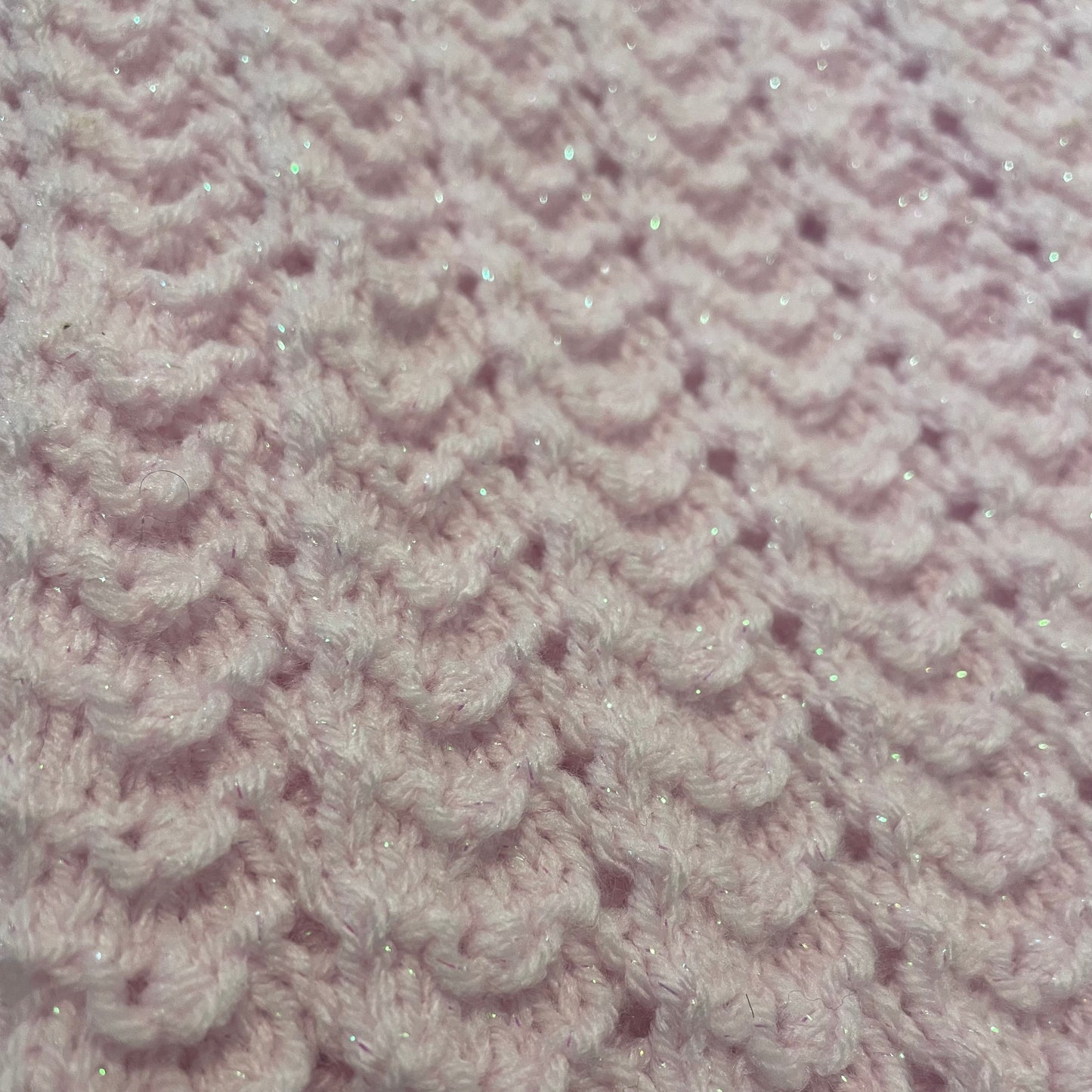 Hand Knitted Pram Blanket