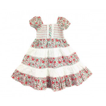 Baby Girls Floral Tiered Dress