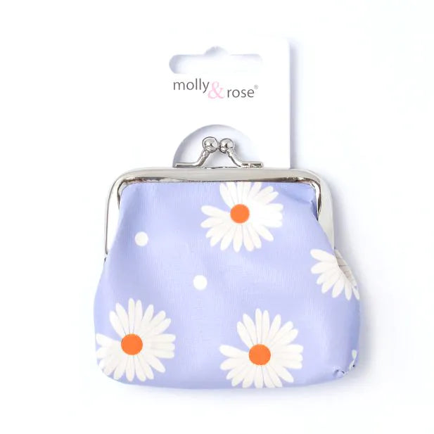 Daisy Print Coin Purse