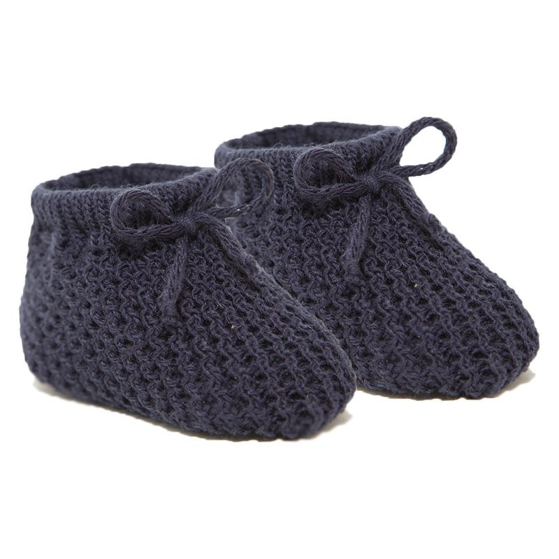 Baby Navy Booties