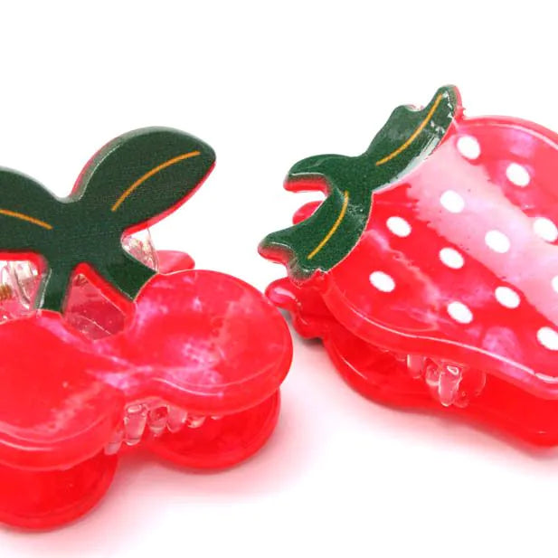 Set of 2 Fruit Shaped Mini Clamps
