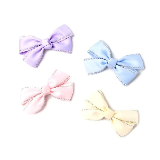 Set of 2 Pastel Bow Clips
