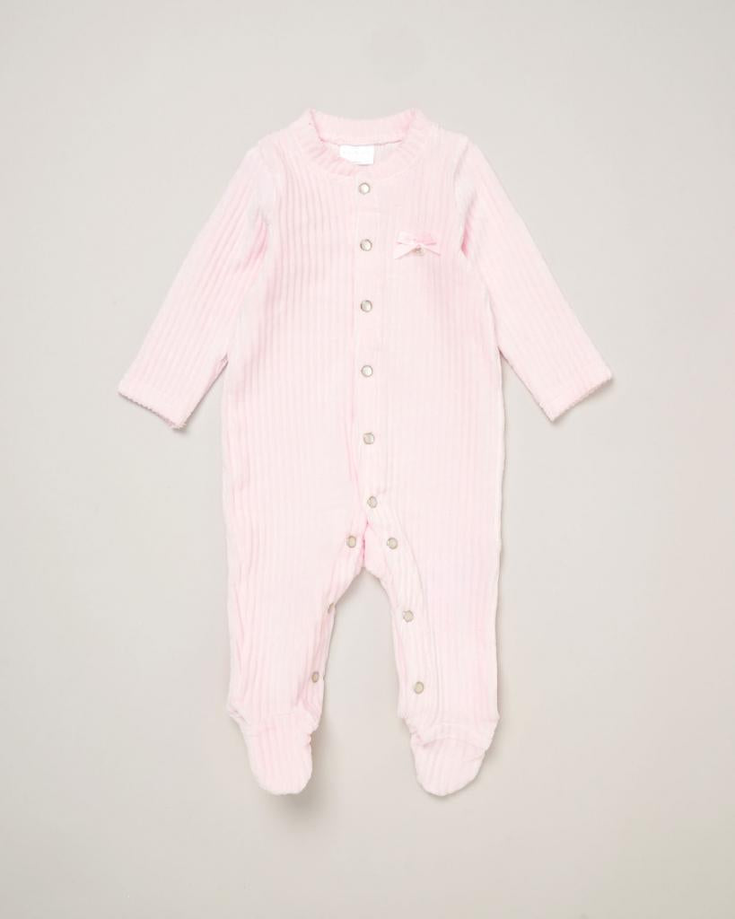Baby Girls Ribbed Velour Gift Set