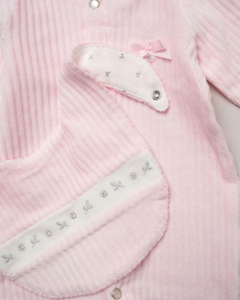Baby Girls Ribbed Velour Gift Set