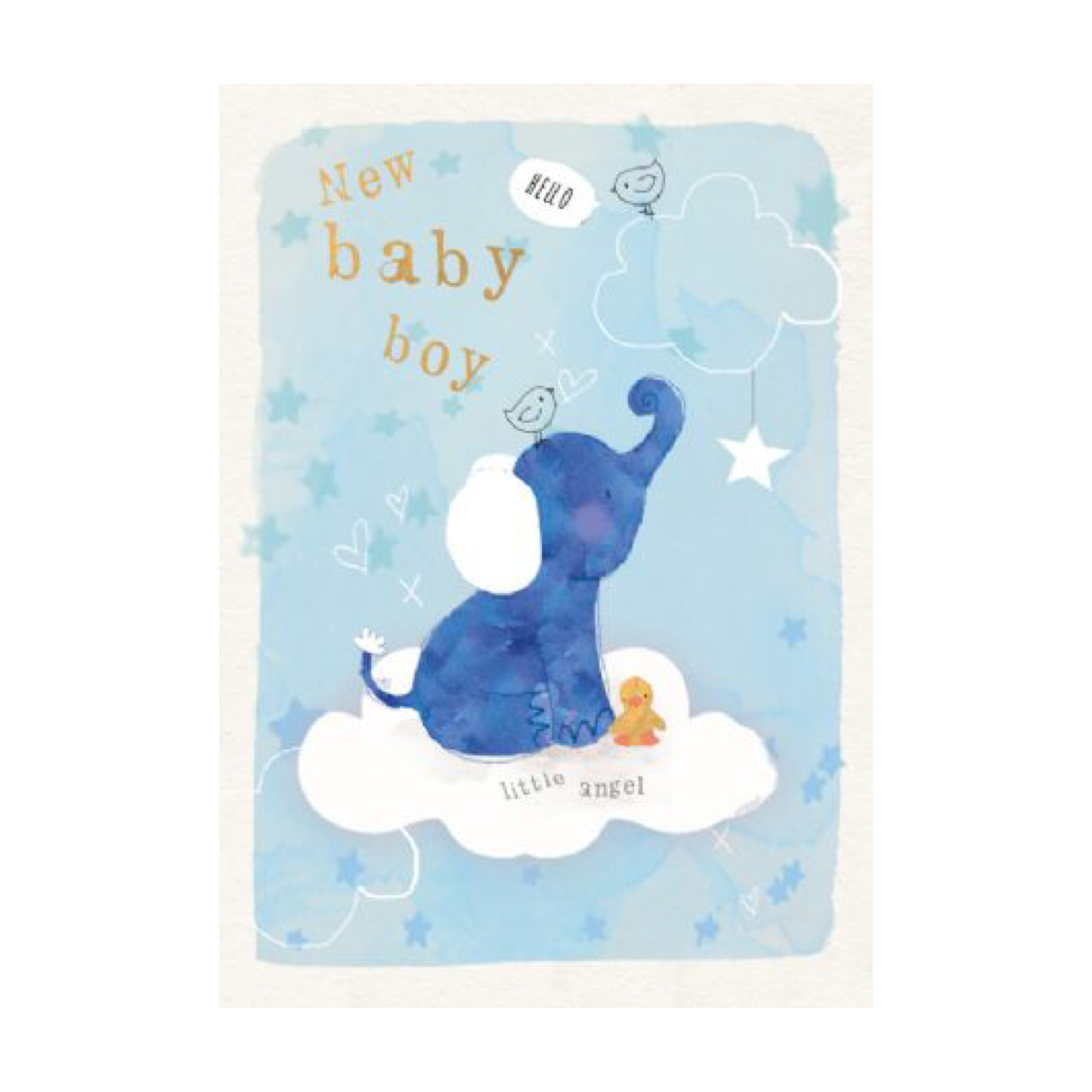 New Baby Boy Greeting Card