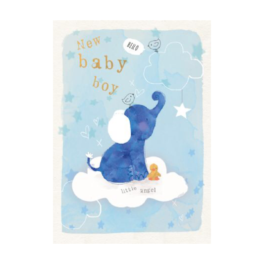 New Baby Boy Greeting Card