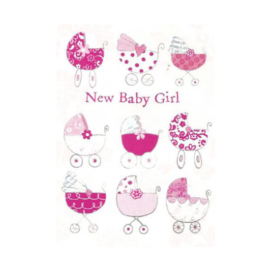 New Baby Girl Greeting Card