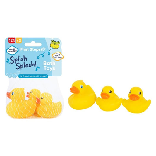 Pack of 3 Bath Ducks