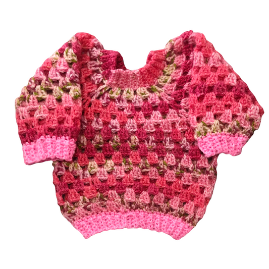 Baby Hand Crocheted Jumper