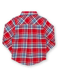 Baby Boys Organic Plaid Shirt