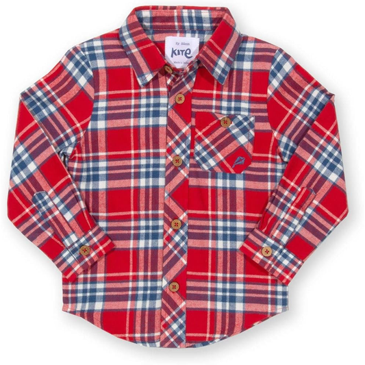 Baby Boys Organic Plaid Shirt