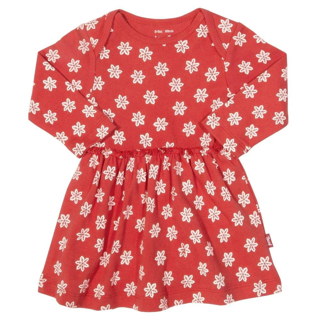 Baby Girls Organic Snowflake Body Dress