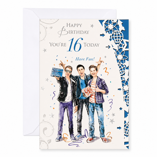 Happy Birthday You’re 16 Today Greeting Card