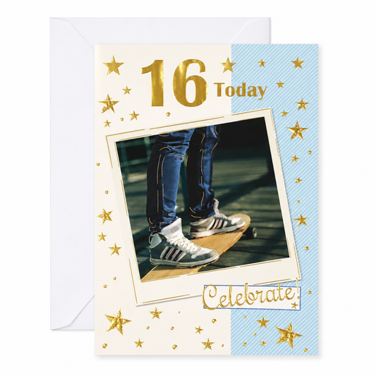 16 Today Greeting Card