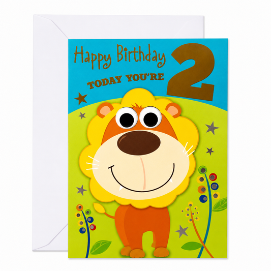 Today You’re 2 Birthday Card
