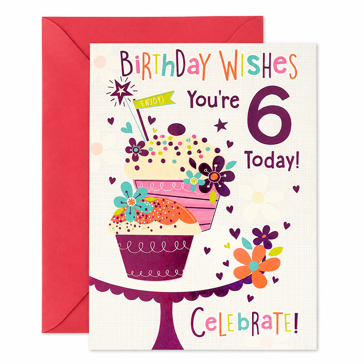 Birthday Wishes You’re 6 Today Card