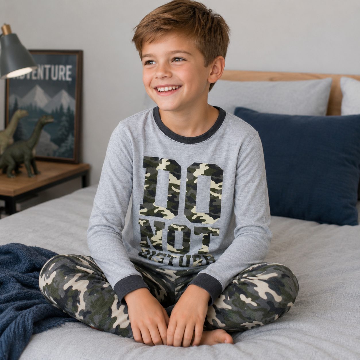 Boys Camo Pyjamas