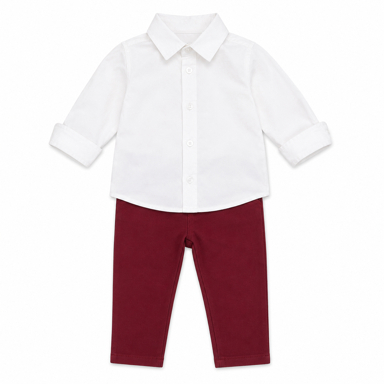 Baby Boys Shirt & Chino Outfit
